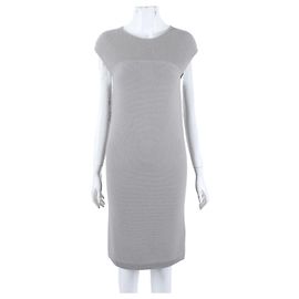 Hermès Ärmelloses Strickkleid Hermes Braun