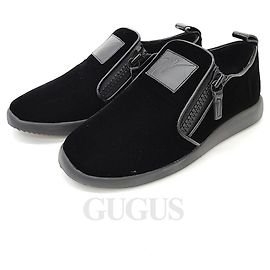 Giuseppe Zanotti Mocassino in velluto Nero