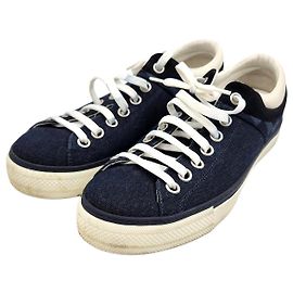 Louis Vuitton Denim Sneakers Blue