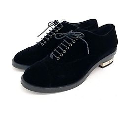 Mocassini in velluto Chanel Nero
