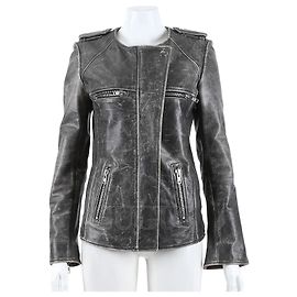 Lederjacke Isabel Marant Étoile Braun