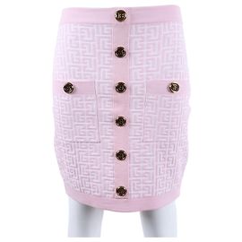 Balmain Saia de malha Rosa