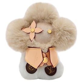 Louis Vuitton Charm per borsa Vivienne Hug Beige Marrone