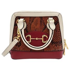 Gucci Horsebit Mini Bag Python Mehrfarben