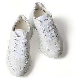 Gucci Ryton Sneaker mit gewebtem Logo Weiß