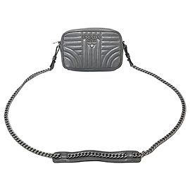 Prada Bolsa transversal Diagram Chain Marrom