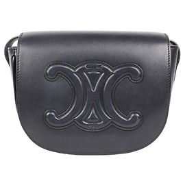 Céline Bolsa Triomphe Polka Preto