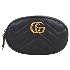 Gucci Sac ceinture matelassé Noir