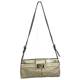 Chloé Clutch e Bolsa de Ombro Prata