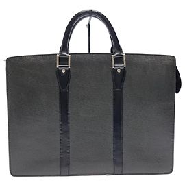 Louis Vuitton Black Document Bag for Unisex Black