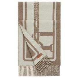 Hermès Coach Schal Weiß