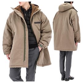 Moletom oversized Acne Logo Patch em shearling com acolchoamento CXX Laranja
