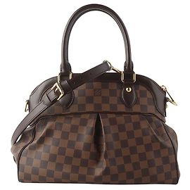 Louis Vuitton Bolso de Hombro Damier Ebene Trevi PM Multicolor