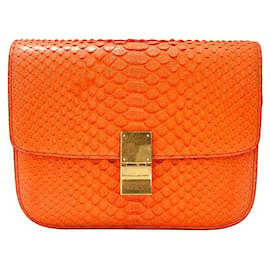 Céline Python Classic Box Arancione