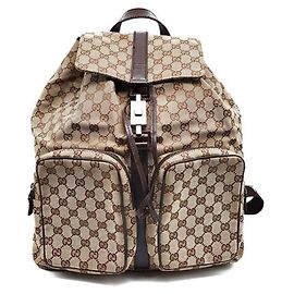 Gucci GG Jacquard Two-Pocket Backpack Multiple colors