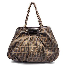 Fendi Bolso de Hombro con Cadena Juka Mia Large Multicolor