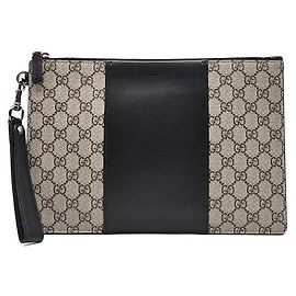 Gucci Pochette Eden GG Supreme Marron