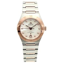Omega Orologio Combo Constellation Manhattan da Donna Sedna Gold Automatico D'oro