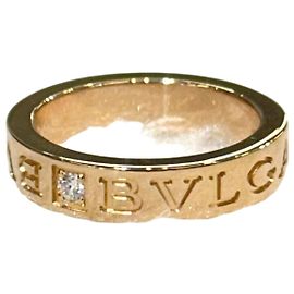 Bulgari Anello BB Diamond Oro Rosa Rosa