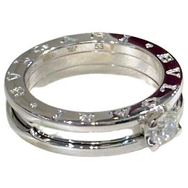 Bulgari Carat Weißgold-Ehering Weiß