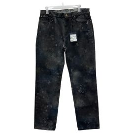 Louis Vuitton Jeans Regular Fit Spray Monogram Negro