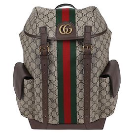 Gucci Medium GG Backpack Brown