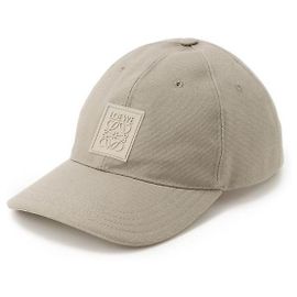 Loewe Canvas Patch Cap Brown