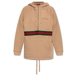 Gucci Jersey-Kapuzenkleid stamp: Orange