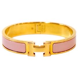 Hermès Pulseira Click Rosa Rosa