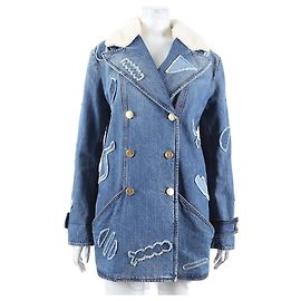 Chanel Jeansjacke Blau