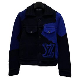 Louis Vuitton Intarsia Heavy Wool Cardigan Jacket Multiple colors