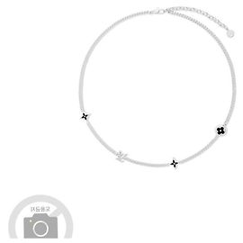 Louis Vuitton Collana Spike Charm da uomo LV Argento