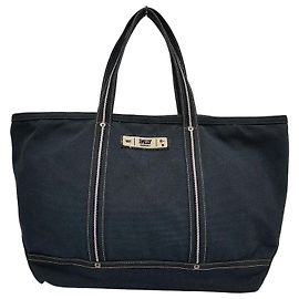 Bally Canvas Shopper Bag Blue