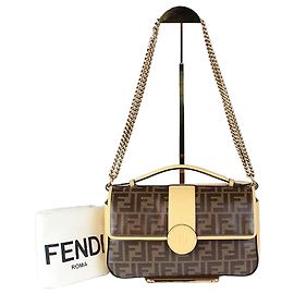 Fendi Bolsa de ombro tote dupla Branco