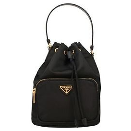Prada Sac seau Duet Re-Nylon Noir