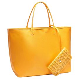 Goyard Bolsa Anjou GM Yellow Laranja