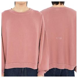 Acne Herren Sweatshirt aus garngefärbter Baumwolle (Rosa) DHU Rot