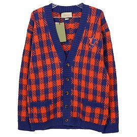 Gucci Checked Wool Interlocking Cardigan Size Multiple colors