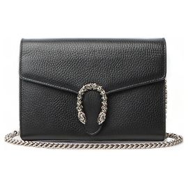 Gucci Mini borsa a tracolla Dionysus con catena Nero