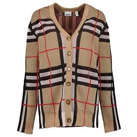 Burberry Cardigan en coton technique Multicolore