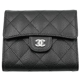 Chanel Caviar Wallet Black