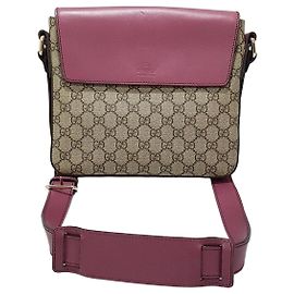 Gucci GG Supreme Schultertasche Lila