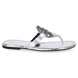 Tory Burch Sandali e ciabatte Miller da donna (Silver) Argento