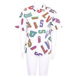 Louis Vuitton NBA Lettering White Men's Overshirt White