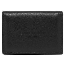 Givenchy Leather Antigona Stamp Flap Card Holder Black