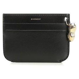 Givenchy Box Leather Lucky Charm Card Holder Black