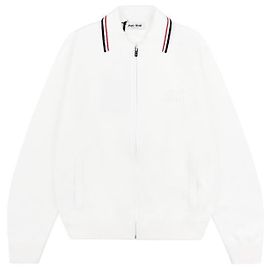 Miu Miu Baumwolljacke mit Reißverschluss Silber