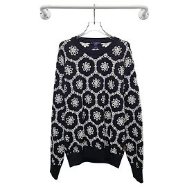 Louis Vuitton Strickpullover mit Black Angles Stickerei Schwarz