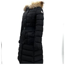 Moncler Chloé Long Down Jacket Brown