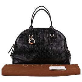 Gucci Grande borsa tote Seema Bowling nera Nero